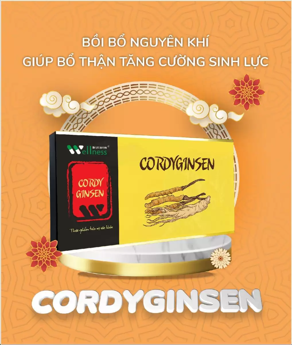 Cordyginsen - Sự Kết Hợp Giữa Nhân Sâm Và đông Trùng Hạ Thảo Cordyginsen - Sự Kết Hợp Giữa Nhân Sâm Và đông Trùng Hạ Thảo