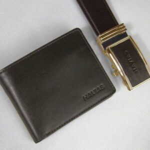 Set Ví Dây lưng da bò Venus2 & Luxmo HAVIAS Nâu 7Mart.vn