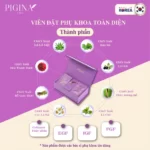 Thành phần Viên đặt phụ khoa Pigina (Set tối ưu 18 viên) chính hãng giá tốt - 7Mart.vn
