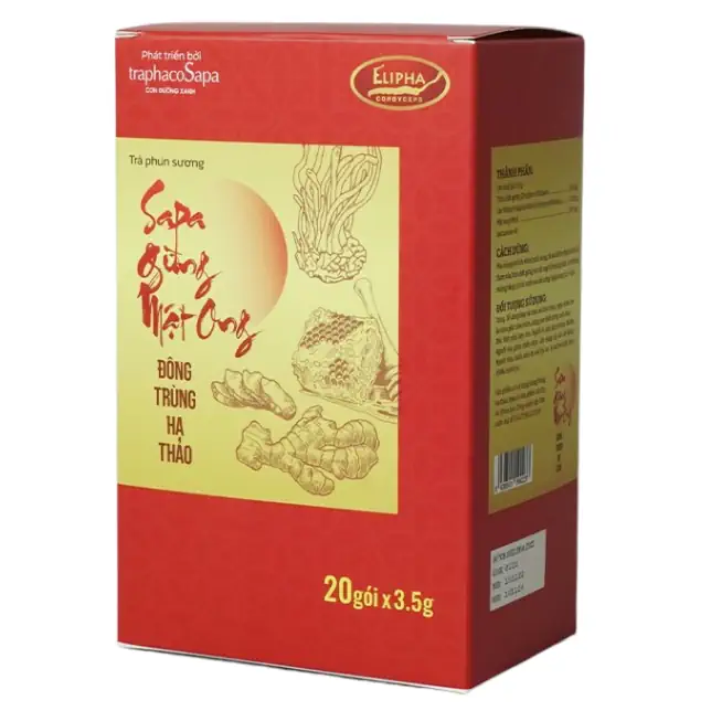 Trà phun sương Sapa Gừng Mật ong Đông trùng hạ thảo Elipha - Traphaco Sapa - Vitafood - 7mart.vn Trà phun sương Sapa Gừng Mật ong Đông trùng hạ thảo Elipha - Traphaco Sapa - Vitafood - 7Mart.vn