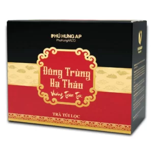 Trà túi lọc Đông Trùng Hạ Thảo hộp 80g (Phú Hưng AP) chính hãng giá tốt - 7Mart.vn