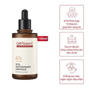Ampoule Dưỡng Trắng và Ngăn Ngừa Lão Hóa – Cell Fusion C Expert Vita Antioxidant Ampoule 100ml - 7Mart.vn