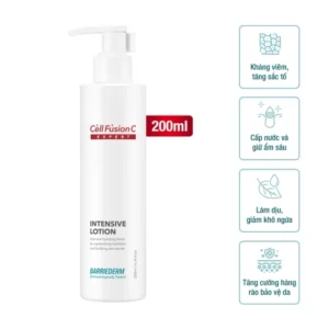 Cell Fusion C Expert – Sữa dưỡng ẩm & phục hồi hàng rào bảo vệ da BARRIEDERM INTENSIVE LOTION 200ml - 7Mart.vn