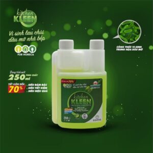 Kitchen Kleen - Bộ vi sinh lau chùi dầu mỡ (1 chai 500ml + 1 bình 250ml) chính hãng giá tốt - 7Mart.vn
