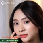 Ảnh Mẫu Son Dưỡng Saffron Màu S03 Crystal Red đỏ Pha Lê – Son Dưỡng Môi Nghệ Tây C'choi - Punar - 7Mart.vn