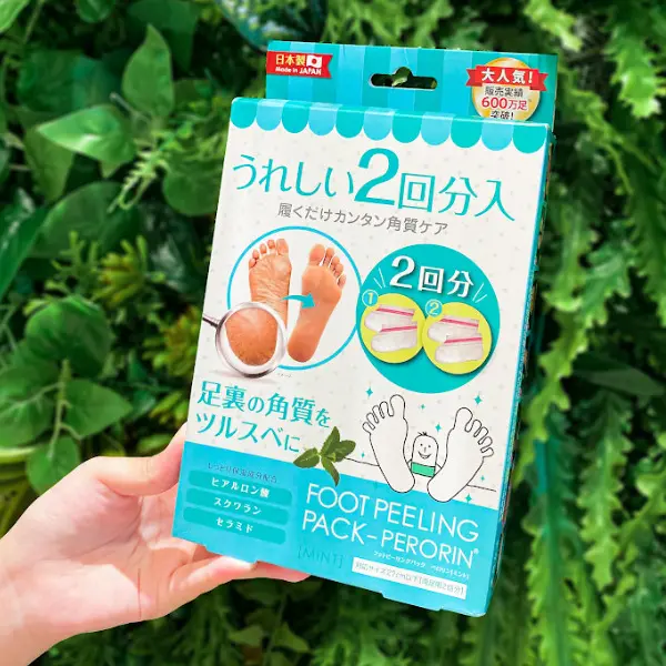 Ảnh trên tay Túi ủ tẩy da chết và tái tạo da chân 4 túi x 25ml (mùi bạc hà) - Perorin hương Mint chính hãng giá rẻ - 7mart.vn