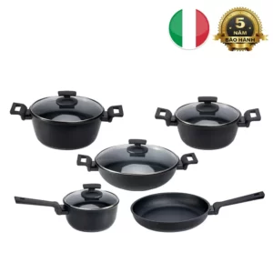 Bộ Nồi Chảo Phủ Kim Cương Diamante Italy Kuchen - 7Mart.vn