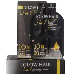 Dầu gội phủ bạc IGLOW HAIR 5 gói chính hãng giá tốt - 7Mart.vn
