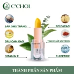 Thành Phần Son Dưỡng Saffron C'choi Không Màu – Son Dưỡng Môi Nhụy Hoa Nghệ Tây - Punar - 7Mart.vn