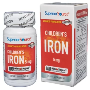 Thực phẩm bảo vệ sức khỏe CHILDREN’S IRON 5mg bổ sung sắt dành cho mẹ và bé - 7Mart.vn
