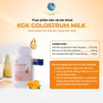Viên nhai sữa non KGK Milk Colostrum vị cam (orange) - Lyna Pharmtech - 7Mart.vn