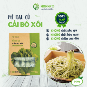 Mì Cải Bó Xôi Organic 300g Anpaso