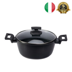 Nồi Ý phủ kim cương chính hãng giá rẻ 24cm - Kuchen - 7Mart.vn