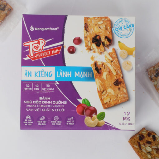 Thanh ngũ cốc ăn kiêng vì Nam Việt Quốc và chuối Nông Lâm Food - 7mart.vn Thanh ngũ cốc ăn kiêng vì Nam Việt Quốc và chuối Nông Lâm Food - 7Mart.vn