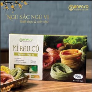 Mì Rau Củ Ngũ Sắc Ngũ Vị [Anpaso]