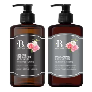 Bộ chăm sóc cơ thể Rose and Jasmine - Cấp ẩm và phục hồi Bare for Bare chính hãng giá tốt - 7Mart.vn
