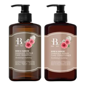 Dầu gội + Dầu xả Bare For Bare - Phục hồi tóc hư tổn 300ml x 2 chai chính hãng giá tốt - 7Mart.vn