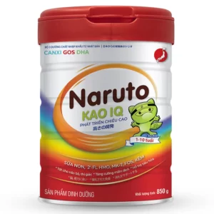 Sữa bột Naruto KAO IQ chính hãng giá tốt 850g - Phát triển chiều cao - SK Milk - 7Mart.vn
