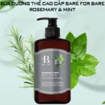 Sữa dưỡng thể dưỡng ẩm Bare For Bare chính hãng giá tốt - Rosemary & Mint (dưỡng ẩm & trẻ hóa) - 7Mart.vn