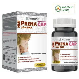 Thực phẩm bổ sung cho mẹ bầu và sau sinh 60 viên NMI - PRENACAP PLUS DHA chính hãng giá tốt - Nutribest Health - 7Mart.vn