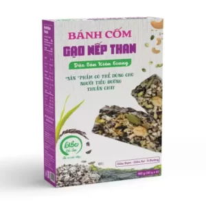 Bánh Cốm Gạo Nếp Than Bibo - Đặc Sản Kiên Giang - 7Mart.vn