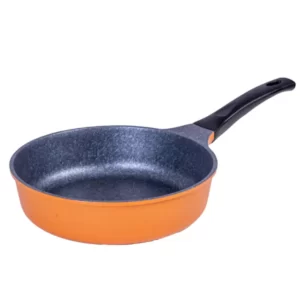 Chảo Cam Chống Dính Kuchen Vulcan Stone 24cm Thành Lửng Vuông Góc - 7Mart.vn