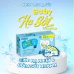 Khăn Lau Hạ Sốt Trẻ Em Baby Hạ Sốt Pharphap - Jp Natural - 7Mart.vn