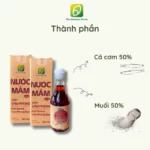 Thành Phần Của Nước Mắm Vịnh Vân Phong Chai Mini 60ml - The Moshav Farm - 7Mart.vn