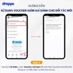 Hướng Dẫn Sử Dụng Voucher Giảm Giá đơn Hàng Trên App Droppii - Chỉ Dành Cho Ctv Hoặc đại Lý Droppii - Bước 1