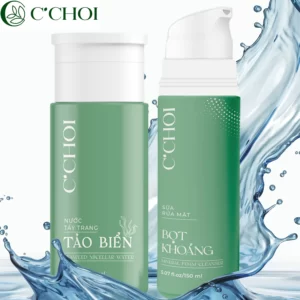 Bộ Sản Phẩm Làm Sạch Da C’choi - Seaweed Micellar Water - Mineral Foam Cleanser - Punar - 7Mart.vn