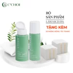 Bộ Sản Phẩm Làm Sạch Da C’choi - Tặng Kèm 30 Miếng Bông Tẩy Trang - Punar - 7Mart.vn