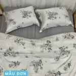 Combo Vỏ Mền Và Vỏ Gối Tencel 60s Mẫu Mẫu Đơn - Tân Phát - 7Mart.vn