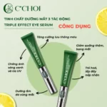 Công Dụng Tinh Chất Dưỡng Mắt 3 Tác động C’choi - Triple Effect Eye Serum - 7Mart.vn