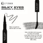 Gel Chuốt Mi Và Kẻ Mắt Tự Nhiên C'choi 2 đầu Cọ - Silky Eyes - Mascara & Eyeliner - Punar - 7Mart.vn