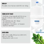 Thông Số Kỹ Thuật Bình áp Nhựa Kèm Van Euromade - 7Mart.vn