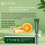Tinh Chất Dưỡng Mắt 3 Tác động C’choi - Triple Effect Eye Serum - Chiết Xuất Gừng Và Dẫn Xuất Vitamin C Hiệu Suất Cao - Punar - 7Mart.vn
