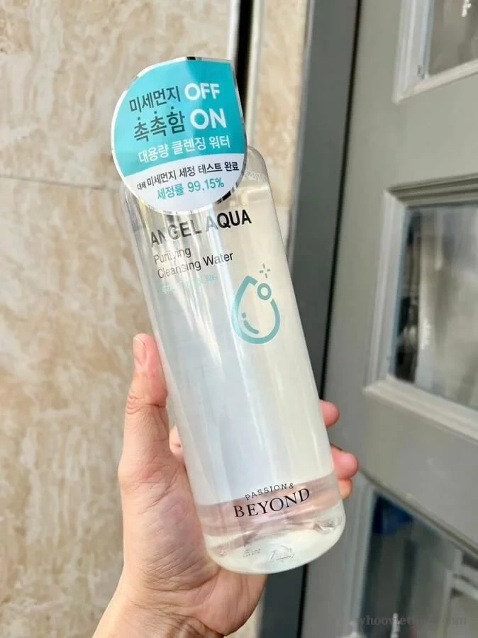 Trên Tay Cahi Nước Tẩy Trang Beyond Angel Aqua Purifying Cleansing Water - 7mart.vn