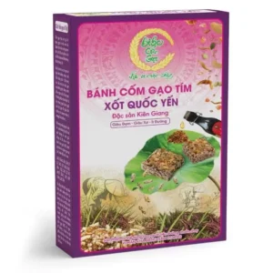 Bánh Cốm Gạo Tím Xốt Quốc Yến đặc Sản St Bibo - Đặc Sản Kiên Giang - 7Mart.vn