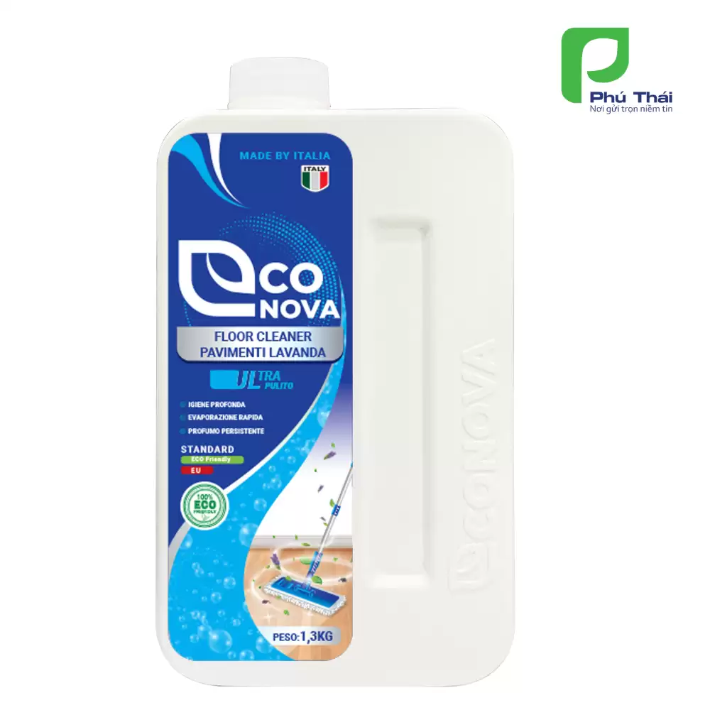 Nước lau sàn oải hương Econova - Floor Cleaner Pavimenti Lavanda 1.3 kg - 7Mart.vn