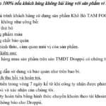 Cam Kết Hoàn Tiền 100% Nếu Khách Hàng Không Hài Lòng Với Sản Phẩm Từ Tam Food - 7Mart.vn