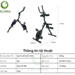 Thông Số Kỹ Thuật Của Xe Đạp Thể Dục đa Năng Ogawa (ac-3210) - Droppii Mall