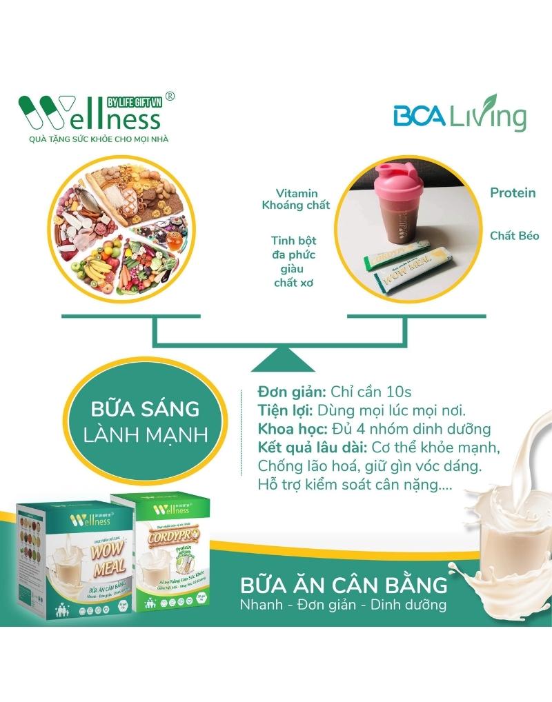 Bữa ăn lành mạnh Wow Meal - tiện lợi, đơn giản, khoa học, tốt cho sức khỏe - 7mart.vn