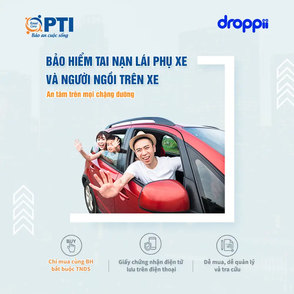 Tai nạn người ngồi trên xe Bảo hiểm tai nạn Lái phụ xe – Người ngồi trên xe Ô tô