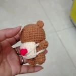 Gấu đeo balo – Đồ handmade bằng len