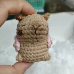 Đồ decor handmade Capybara bằng len (chuột lang nước)